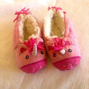 Toddler Girls Unicorn Slippers